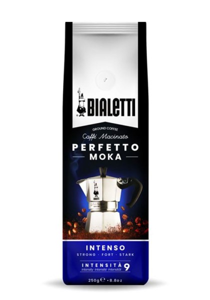 Bialetti Perfetto Moka Intenso, Kaffee gemahlen 250g