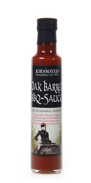 Kornmayers Oak Barrel BBQ-Sauce, 0,25 l